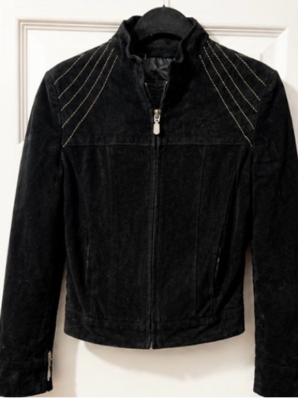 The Leather Ranch Black Suede Jacket Made in Canada Women’s Size 1